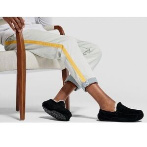 UGG Men’s Ascot Leather Suede Slippers